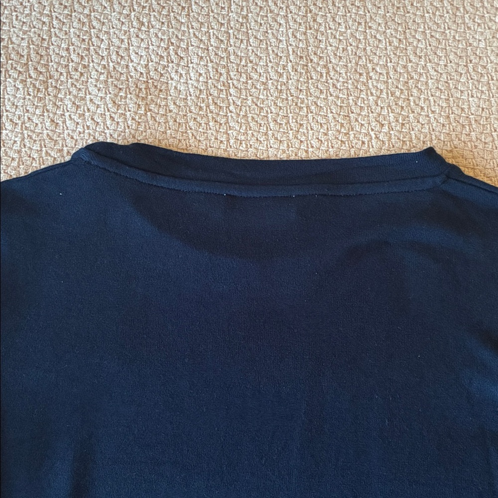 WHISTLES Navy Blue Crop Top - Picture 7 of 12